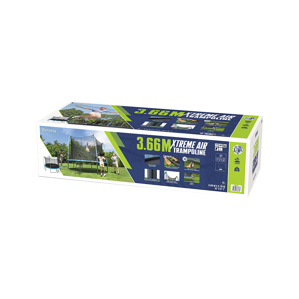 Trampolin Brincolin Bestway Xtreme Air C/red Tumbling 3.66mt