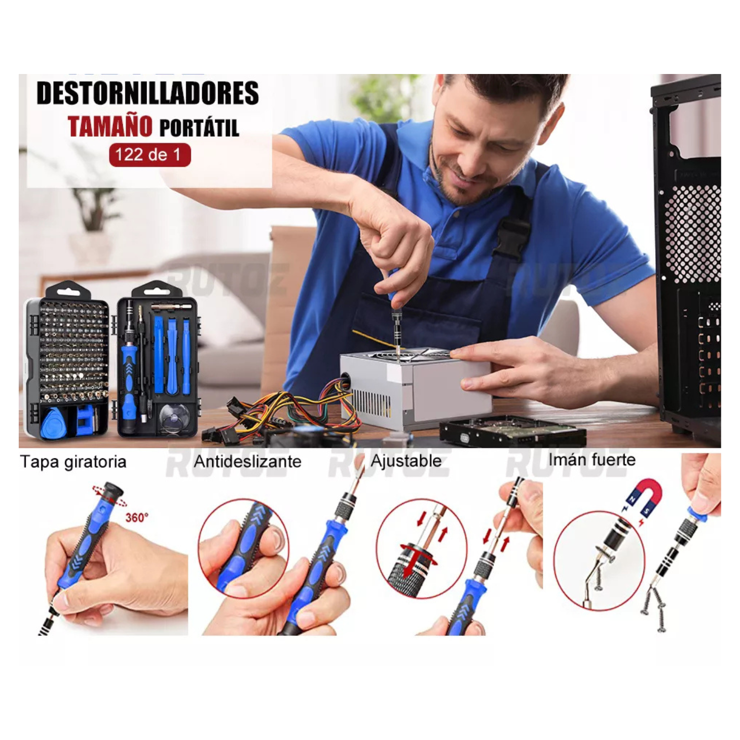 Juego De Herramientas Kit Desarmadores De Precision Triwing 