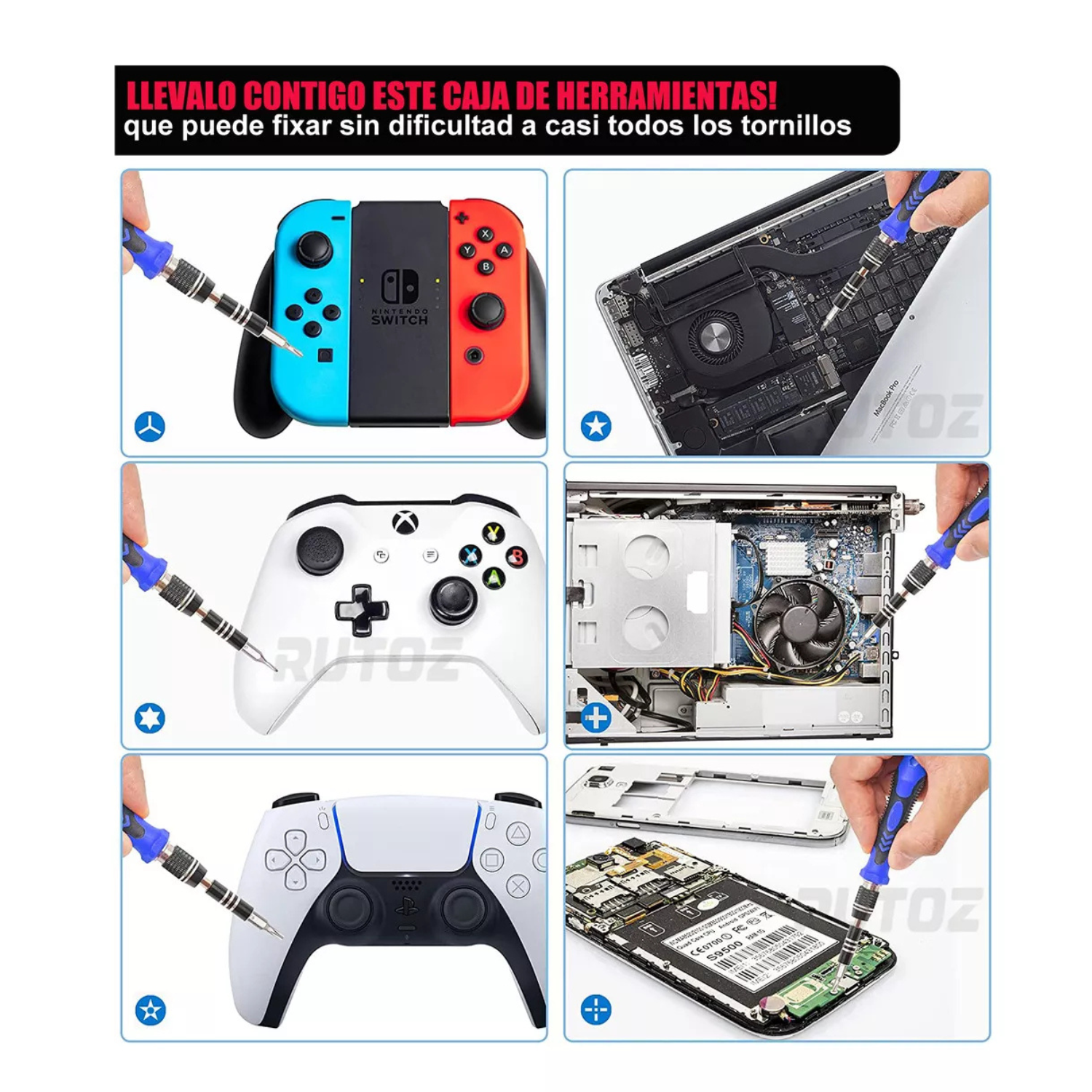 Juego De Herramientas Kit Desarmadores De Precision Triwing 