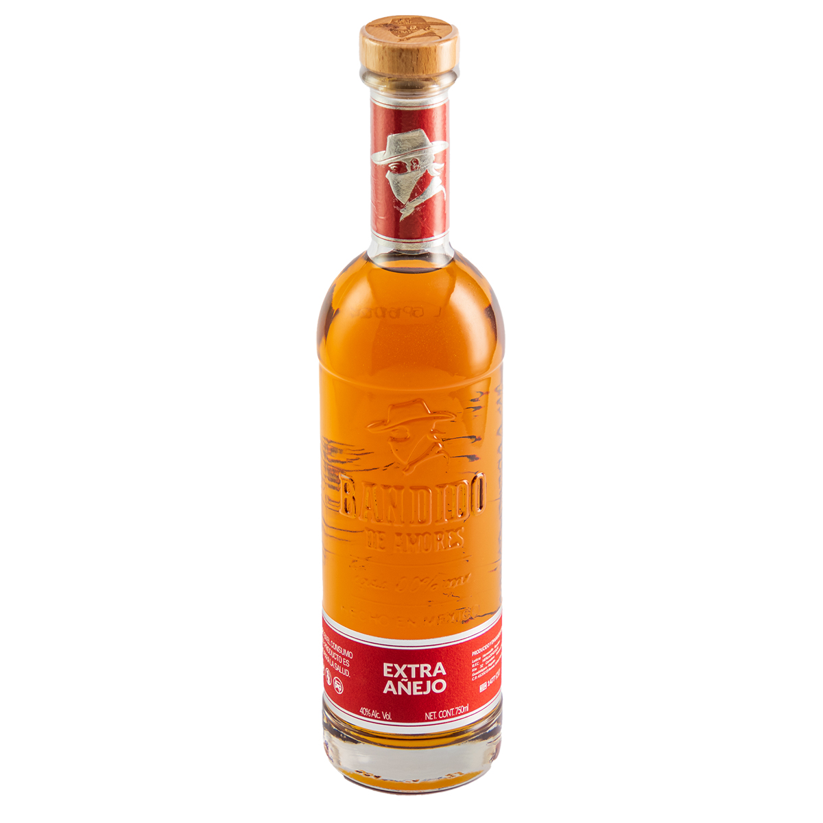 Tequila Bandido De Amores Extra Añejo 100% Agave 750 Ml