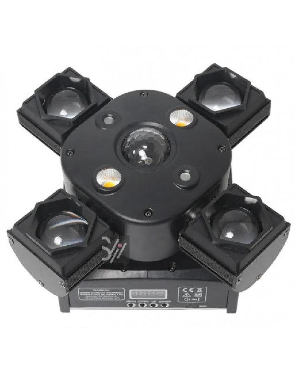 Destellador De Luz MEGALUZ NEBULA 415 Robótico 4leds Rgbw 10w