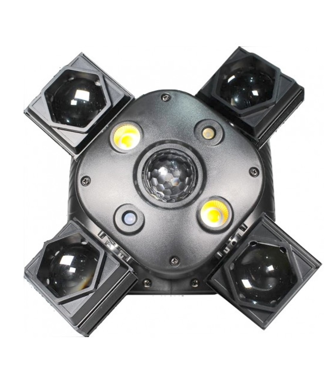 Destellador De Luz MEGALUZ NEBULA 415 Robótico 4leds Rgbw 10w