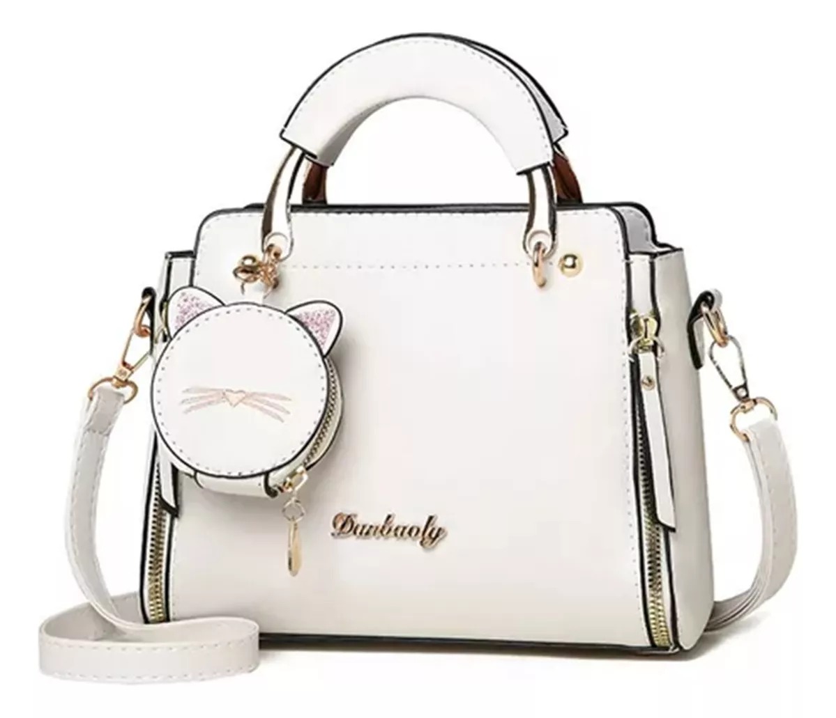 Bolsa crossbody diseño de gato