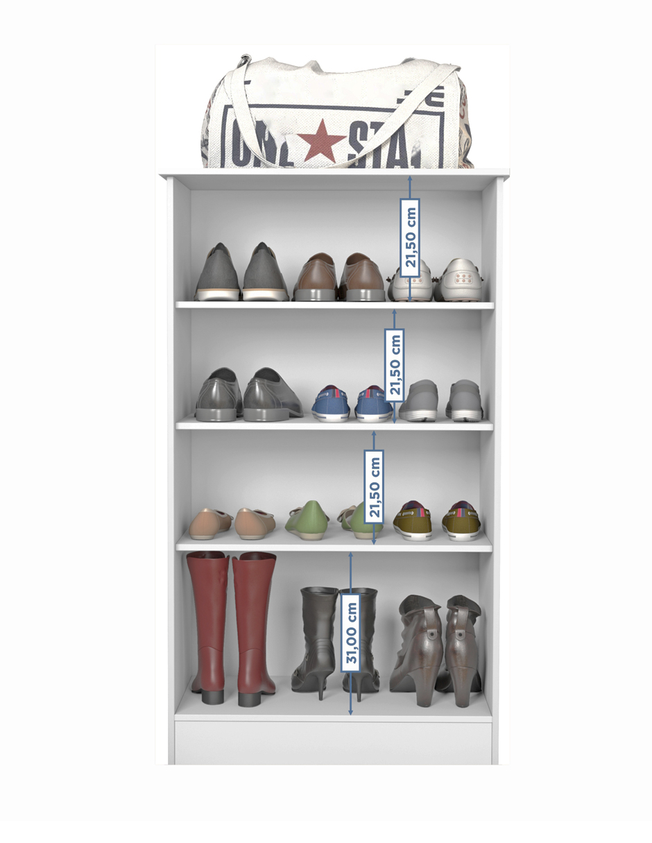 Zapatera Armario Organizador Multifuncional Mod Alaska 56126