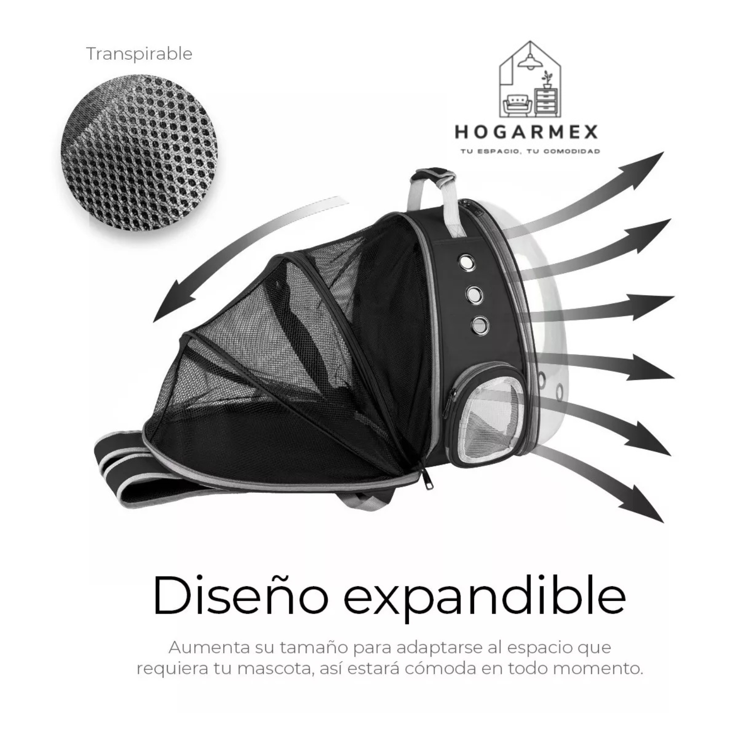 Mochila Transportadora Para Perros/gatos