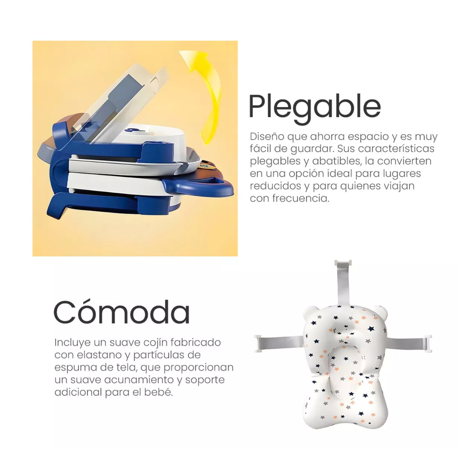 Tina Baño Bebe Plegable Portátil