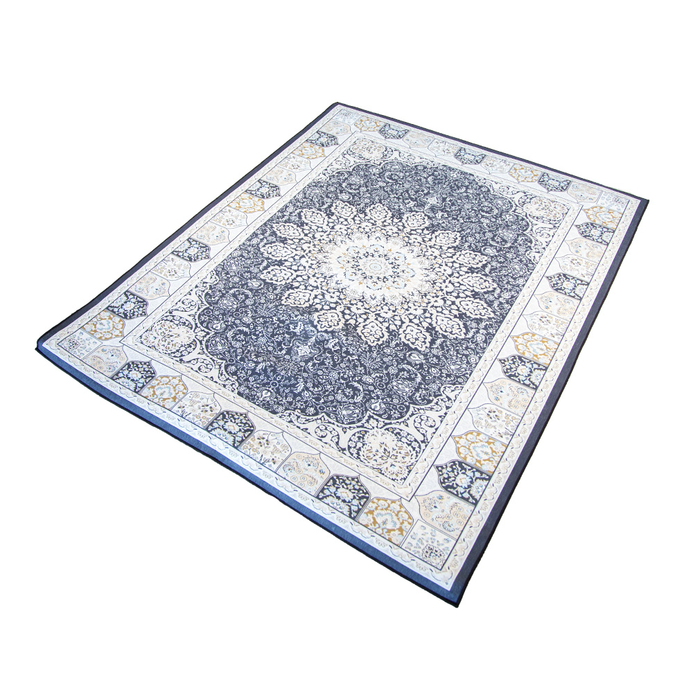 Ilios Innova | Tapete Nórdico Diseño Mandala, Antideslizante para sala u oficina