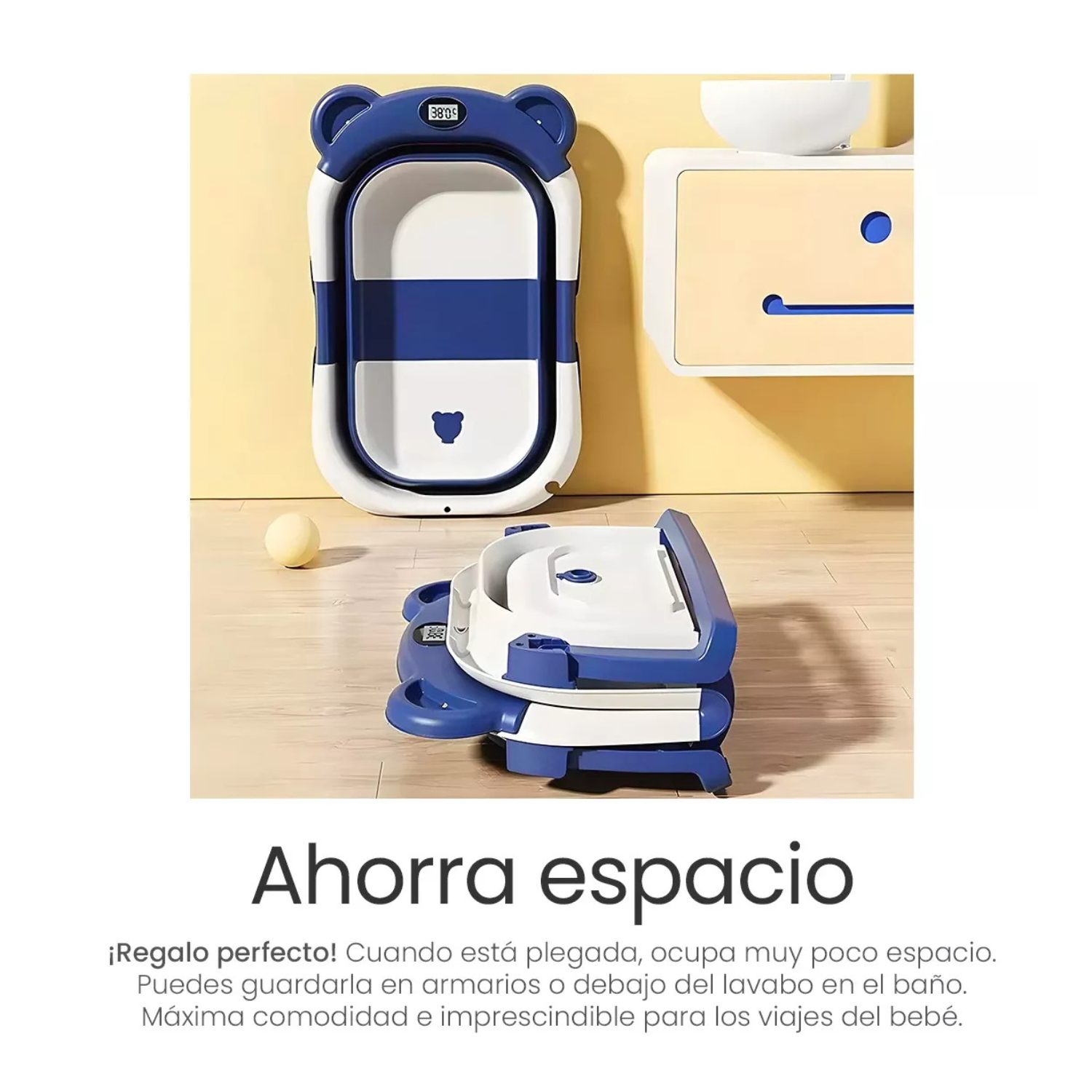 Tina Baño Bebe Plegable Portátil