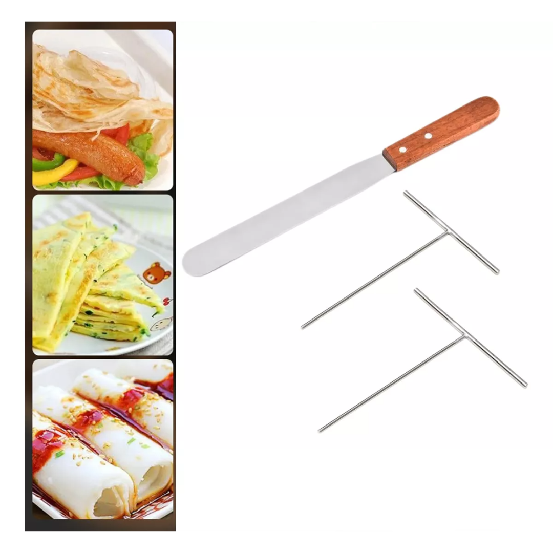 Esparcidor Crepas Kit De Espátula Herramienta De Cocina Diy