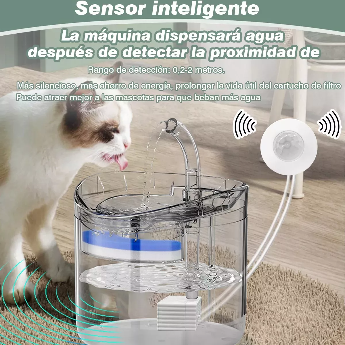 Bebedero Automático con Inducción - Hidratación Inteligente para Perros y Gatos