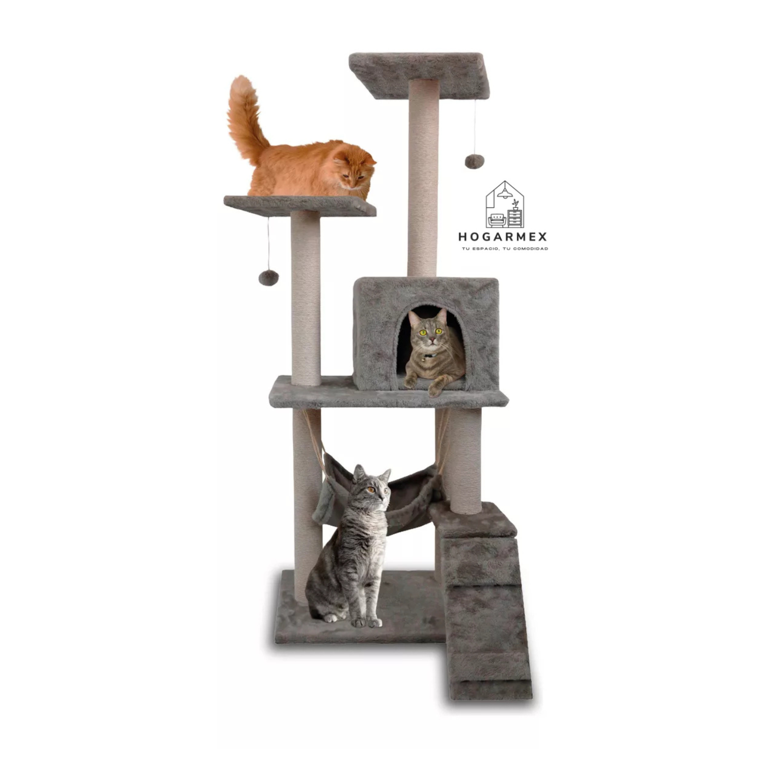 Casa Mueble Rascador Para Gato Multinivel