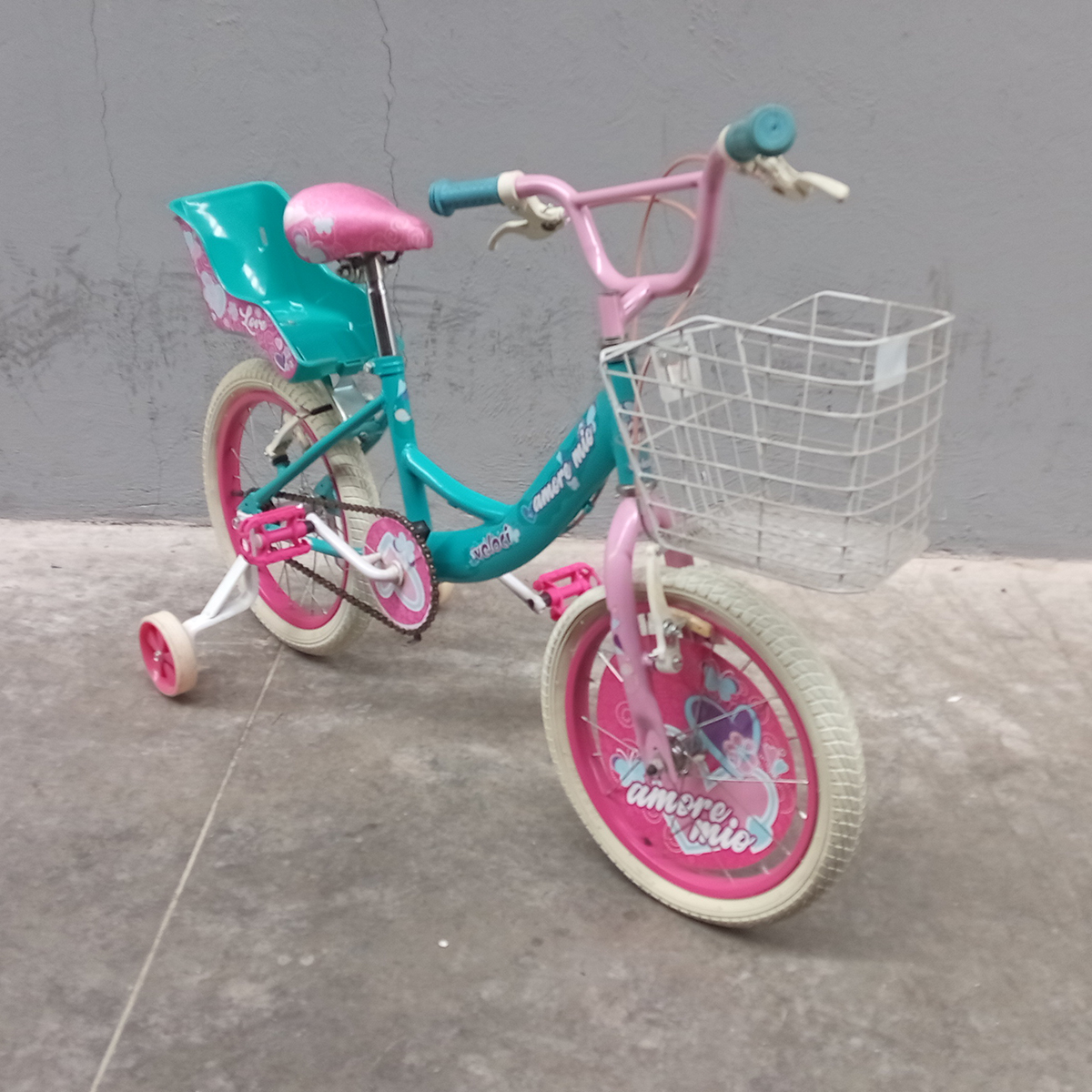 Bicicleta Veloci Reacondicionado Amore Mio R16 Azul