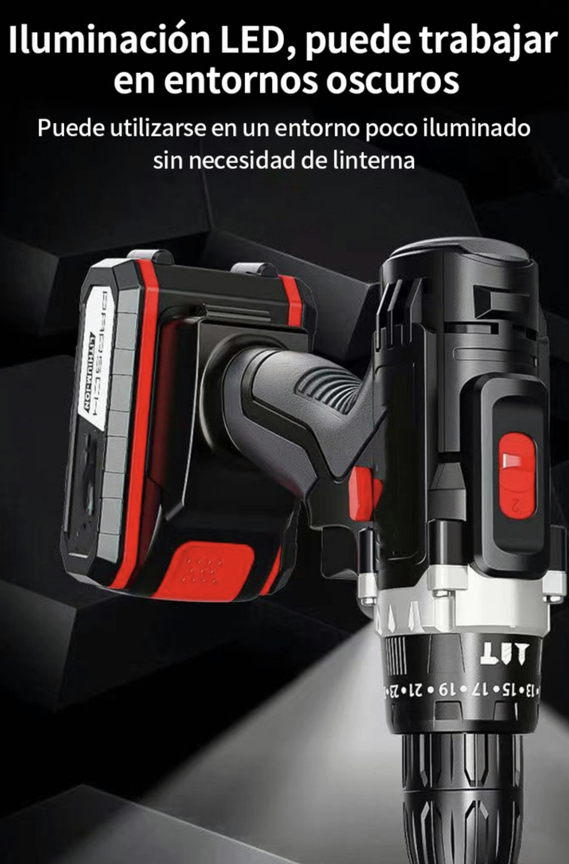 Combo Taladro Rotomartillo + Esmeriladora Accesorios Toolkit