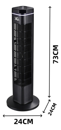 Ventilador De Torre Abanico Sin Aspas Portátil Con Control