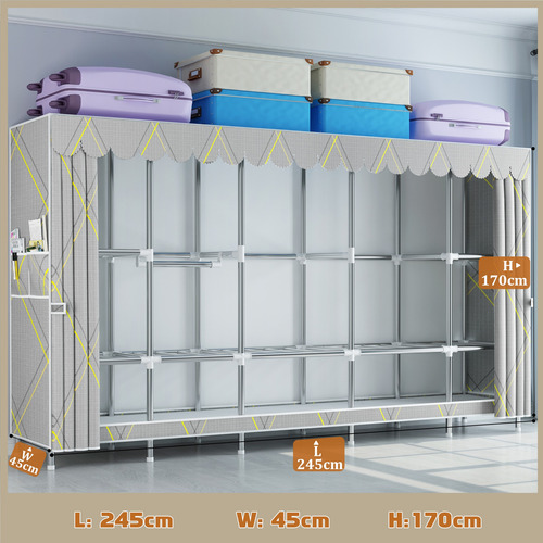 Armario Armable Closet Closed Ropero Organizador Ropa 245cm