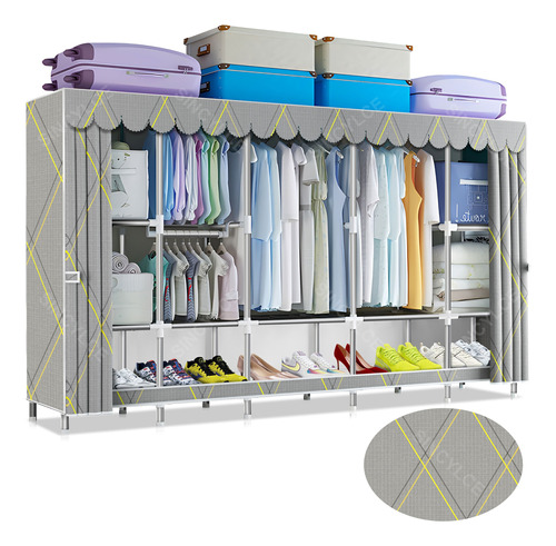 Armario Armable Closet Closed Ropero Organizador Ropa 245cm
