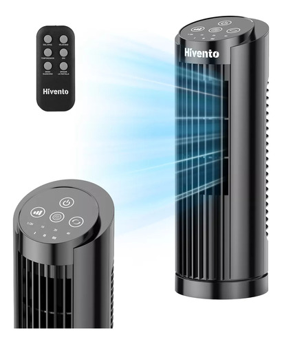 Ventilador De Torre Oficina Hivento Portátil Con Oscilación