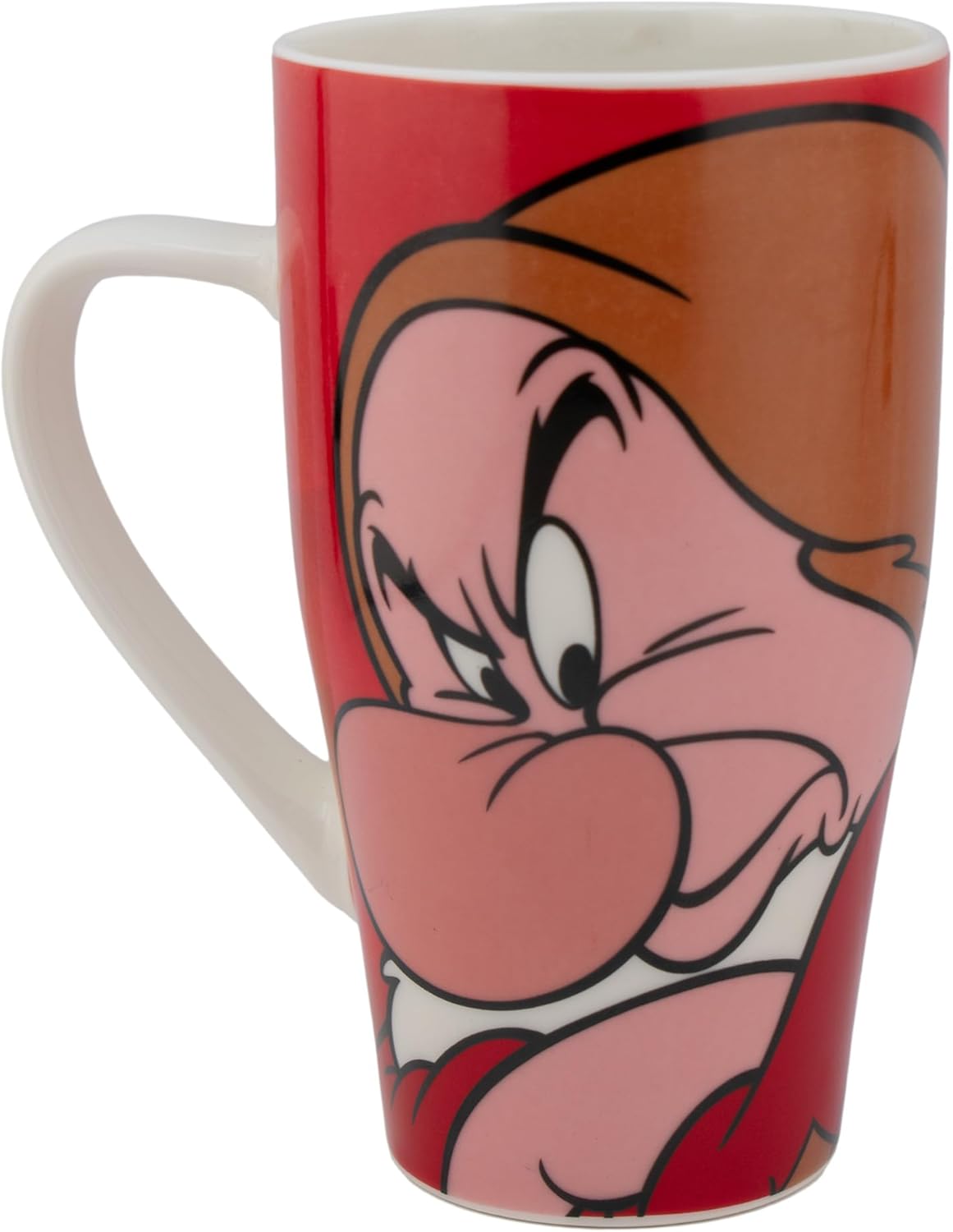 Taza Gruñon enano Blanca Nieves Porcelana 600 ml This Is my Happy Face 7 Enanitos Snow White