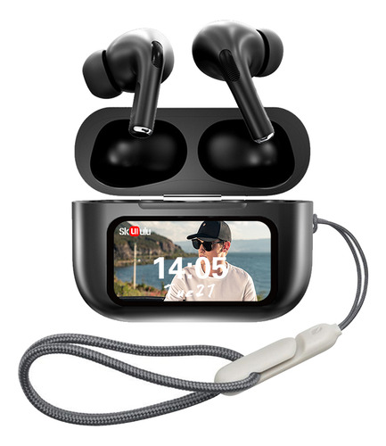 Smart Pantalla Audífonos Bluetooth 5.4 Anc Auriculares App