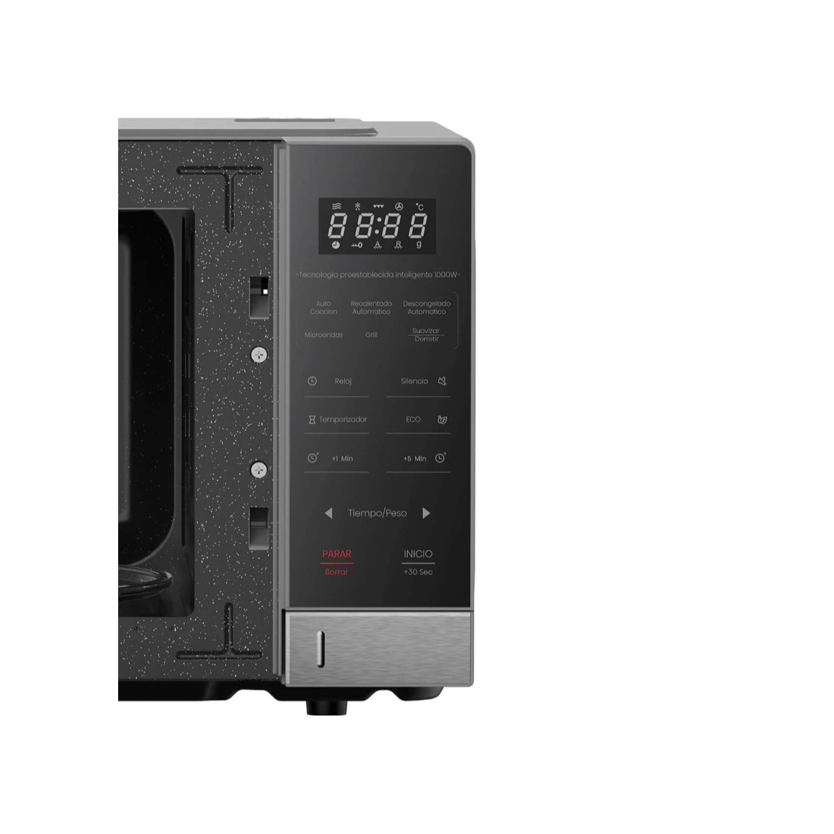 Horno de Microondas Hisense 1.1 Pies Cúbicos Gris HMMG3010SMG