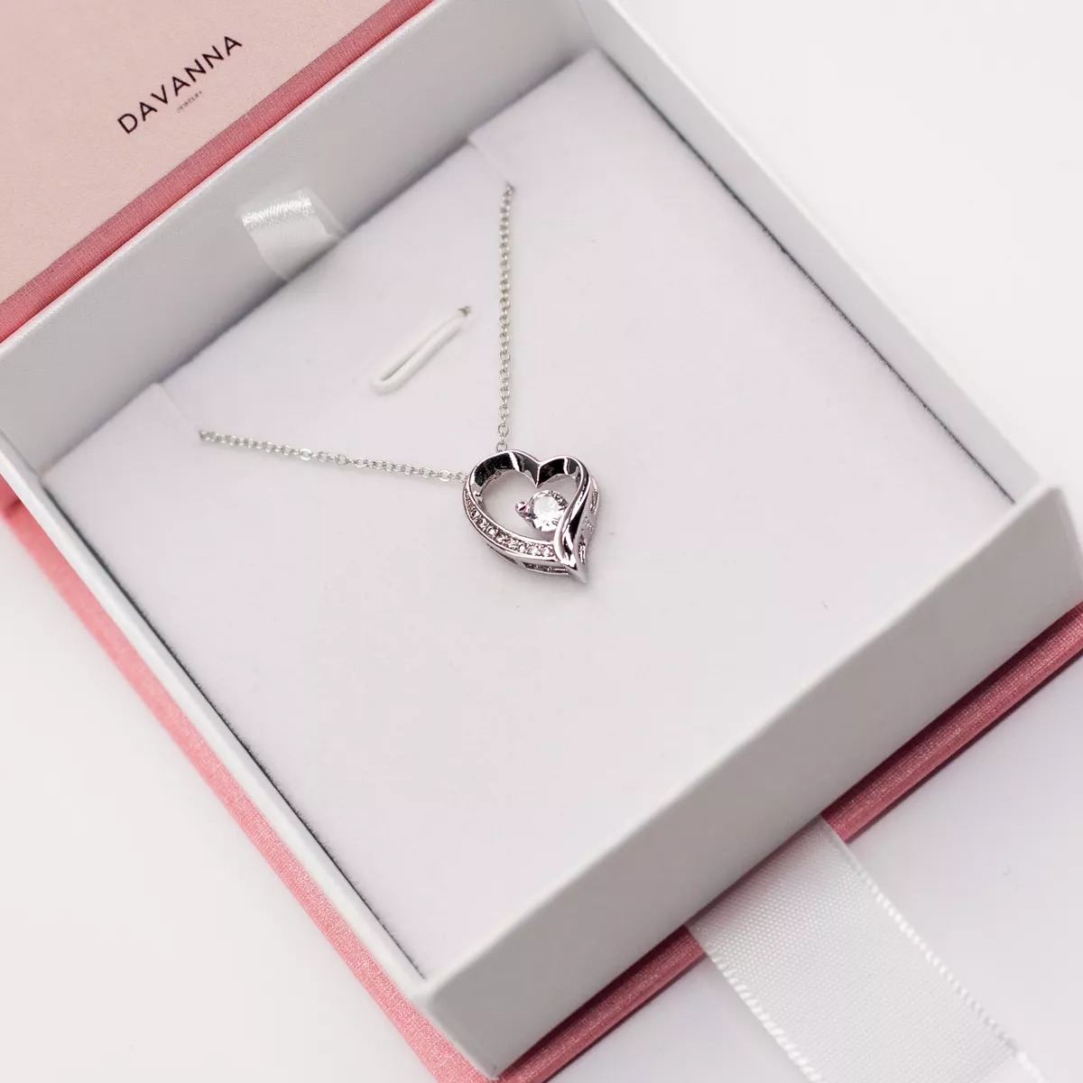 Collar Corazon Amor Eterno Regalo Pareja Aniversario Plata