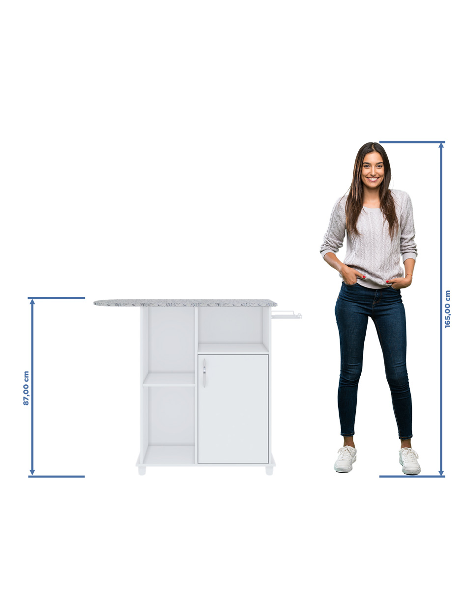 Mueble Para Planchar Florence Organizador C/Puerta 55002