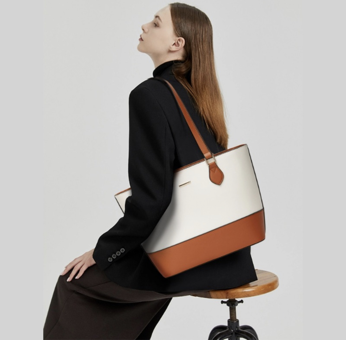 Set De Bolsas De Mujer 4 Piezas Tote Bag Maletin Para Laptop