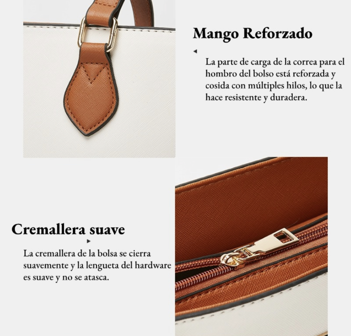 Set De Bolsas De Mujer 4 Piezas Tote Bag Maletin Para Laptop