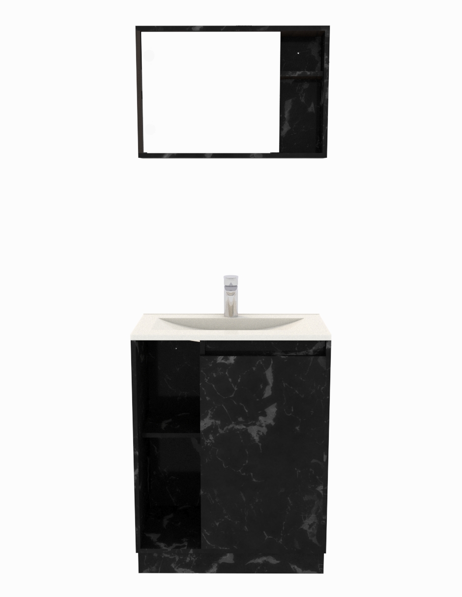 Combo Gabinete Para Baño ROMA Y Botiquín Con Espejo.