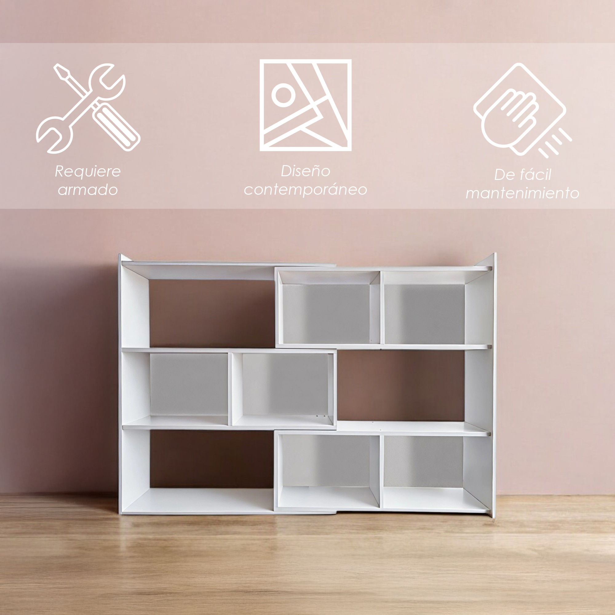 Ilios Innova Librero Organizador Retractil Multifuncional para Oficina