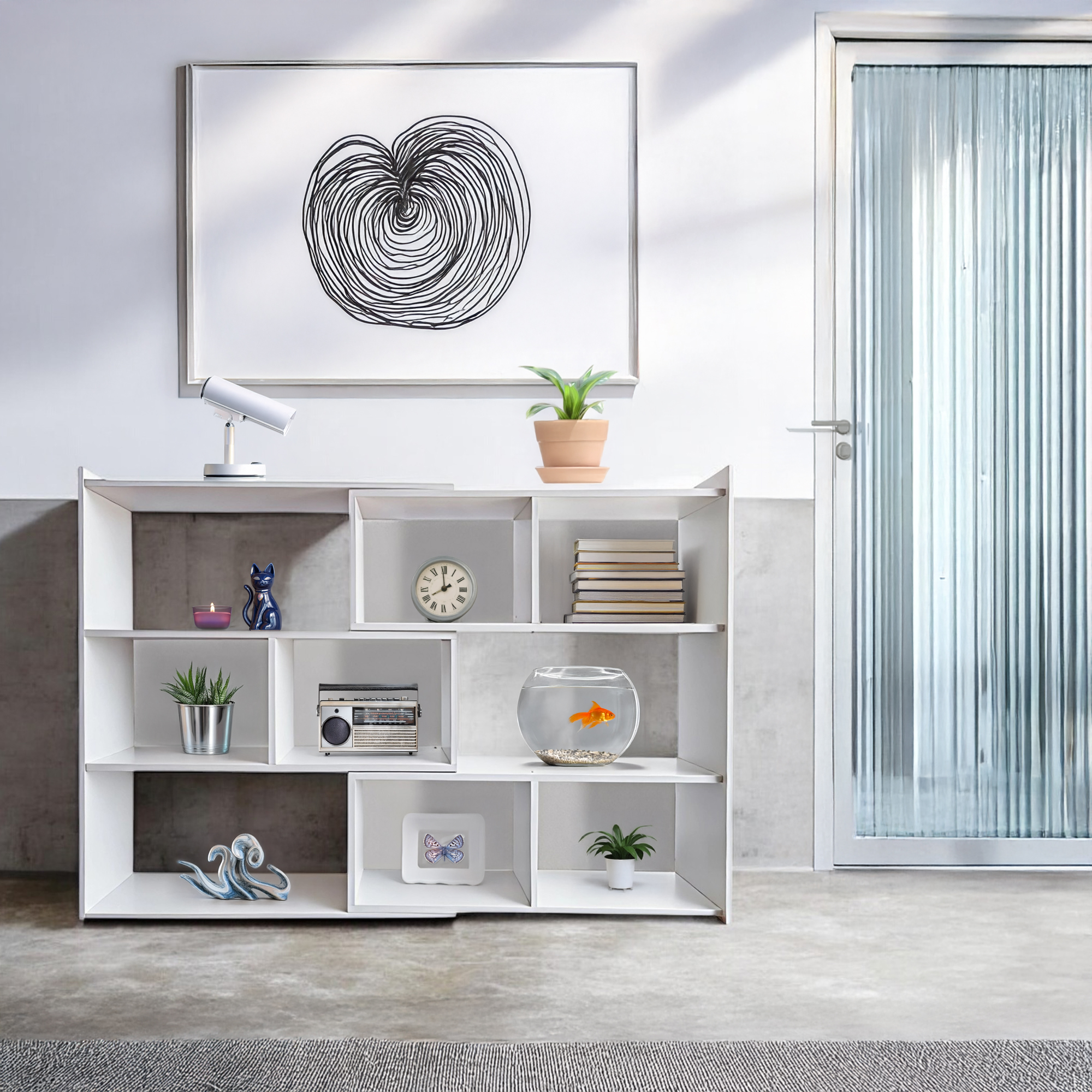 Ilios Innova Librero Organizador Retractil Multifuncional para Oficina