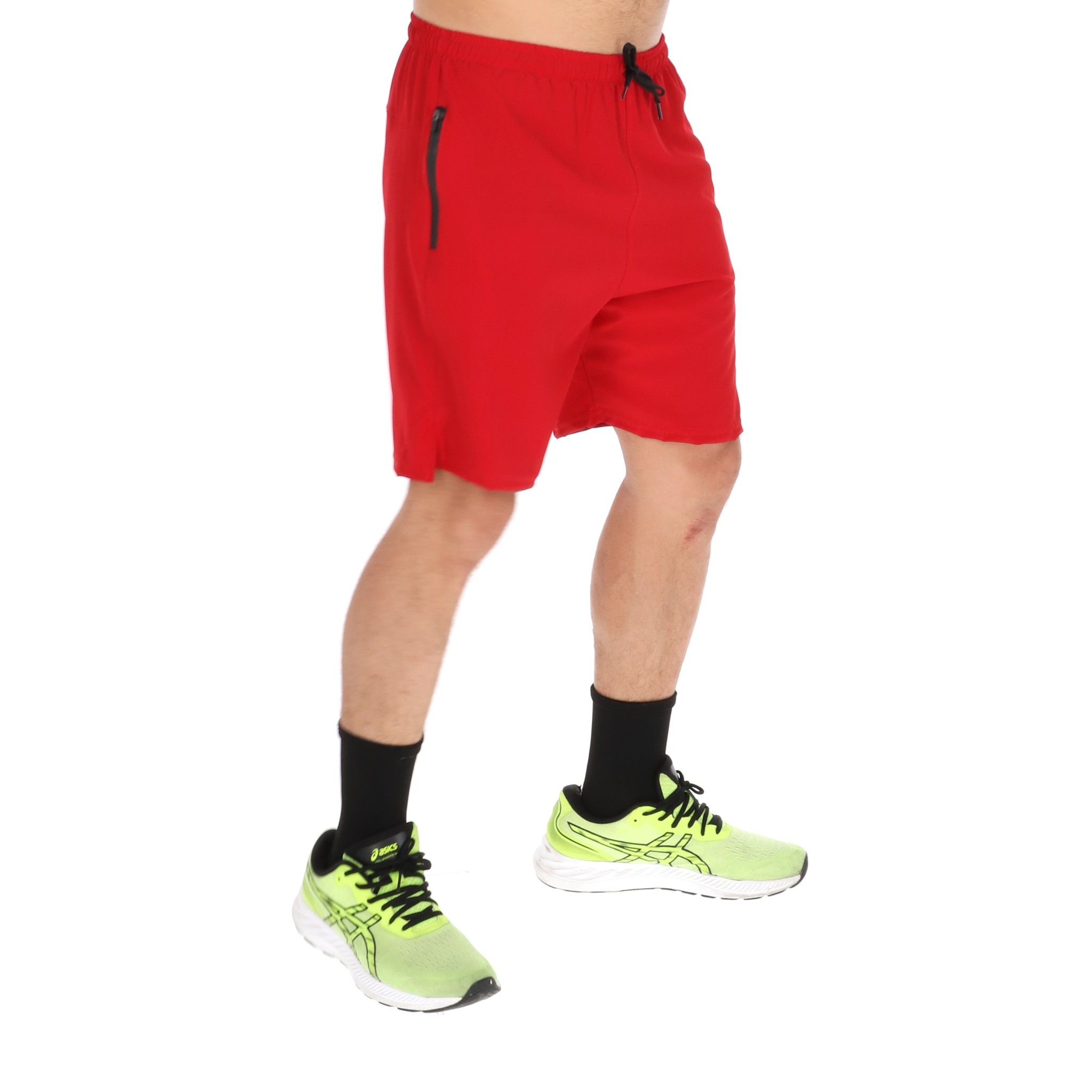 Short Deportivo Rojo Para Hombre Comodo Ejercicio CHB Chili Beans Clothing Co.