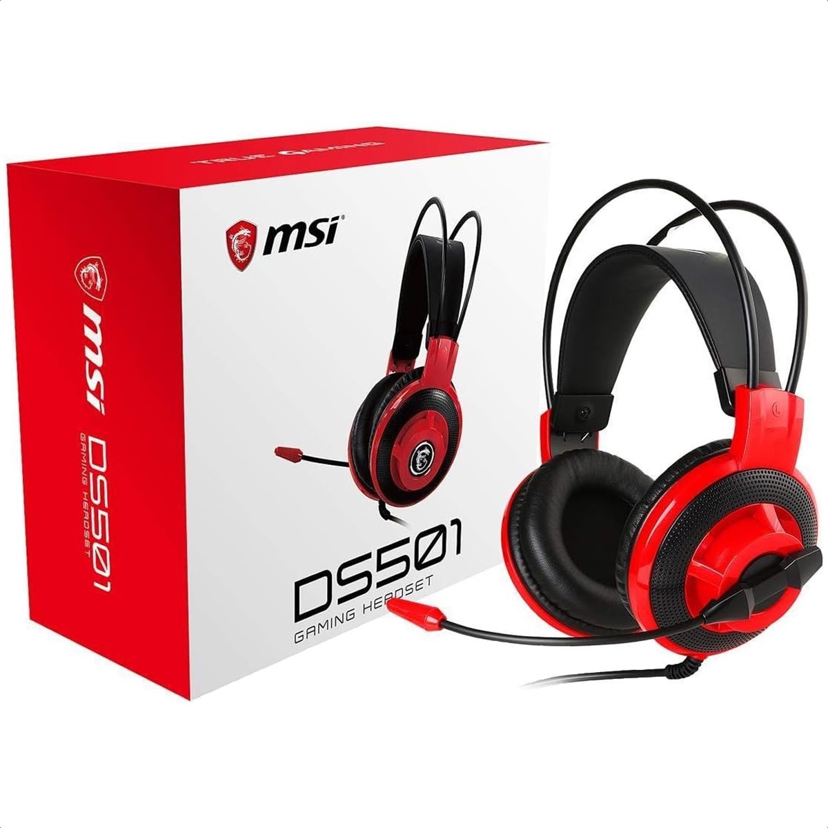 Diadema msi DS501 Headset Gamer 3.5mm