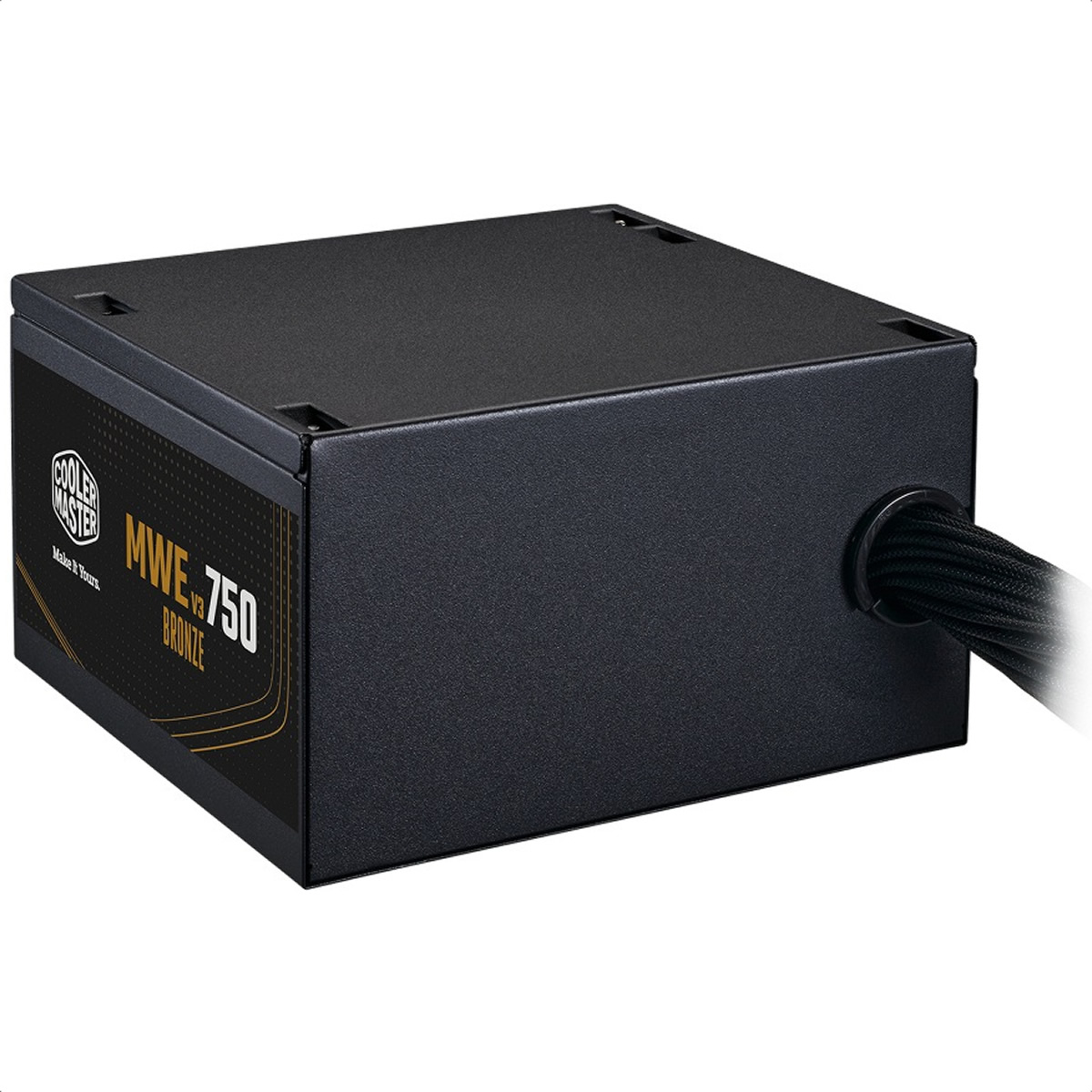 Fuente De Poder Cooler Master MWE Bronze 750 V3 750W 80 Plus MPE-7501-ACAAW-3BUS