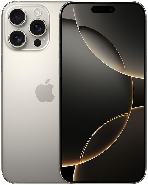 Apple iPhone 16 Pro Max Natural Titanium 256GB Nuevo Sellado mas con bandeja para SIM  Batería Hora 20,000mAh 