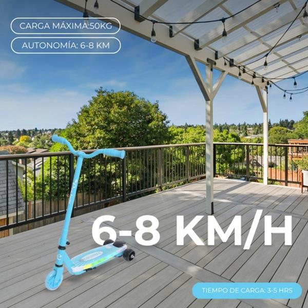 Patín Eléctrico Eco-forte Sg08 Scooter De Entrenamiento azul