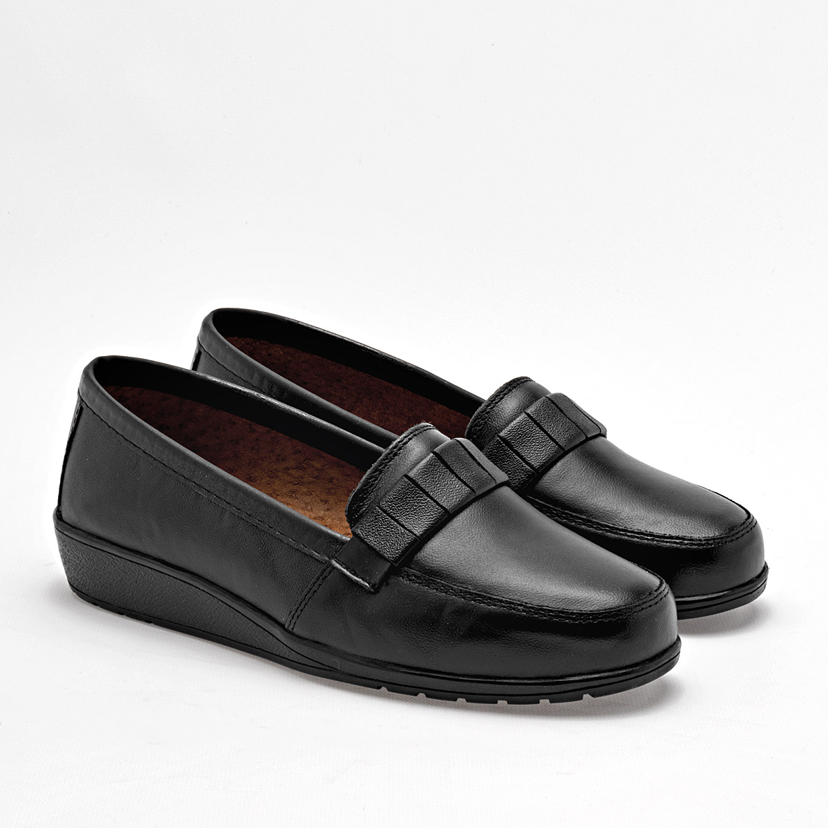 FLORENZA 6033 MUJER ZAPATO CASUAL EN PIEL COLOR NEGRO