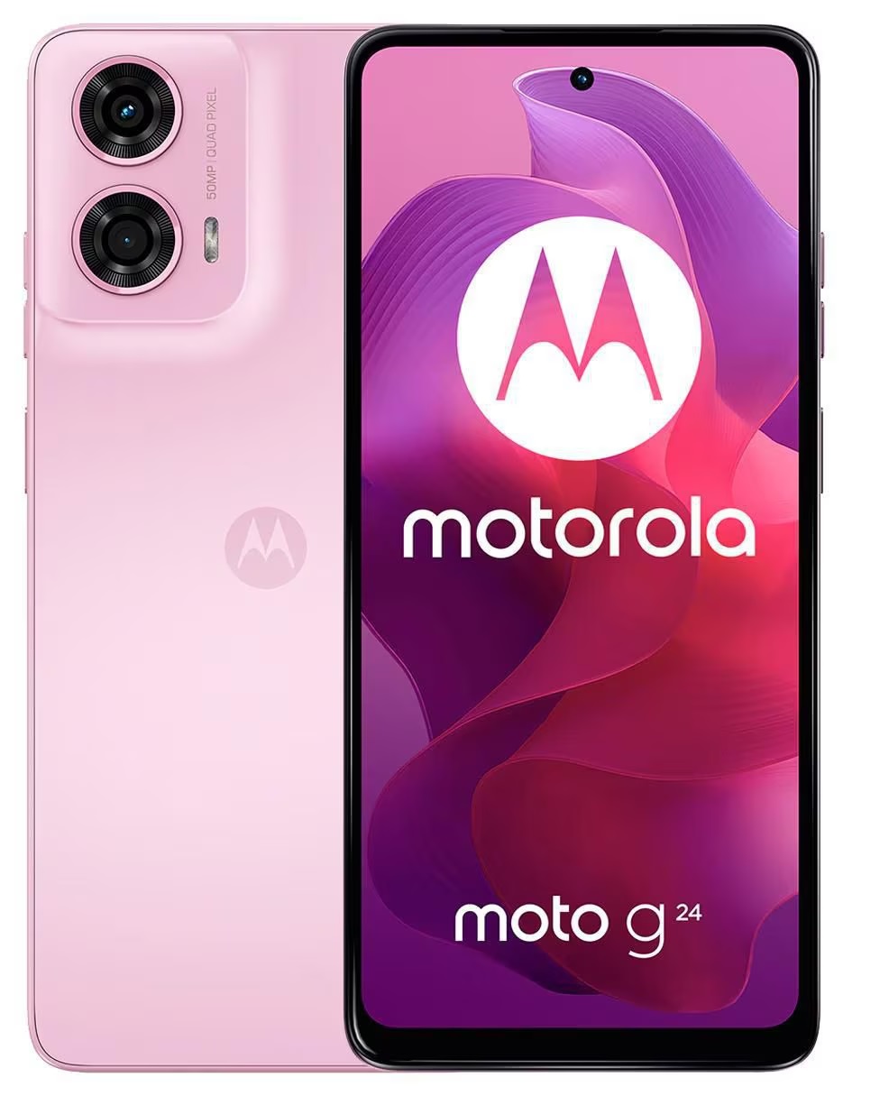 Motorola G24 128Gb 8Ram Color Rosa Nuevo Libre.