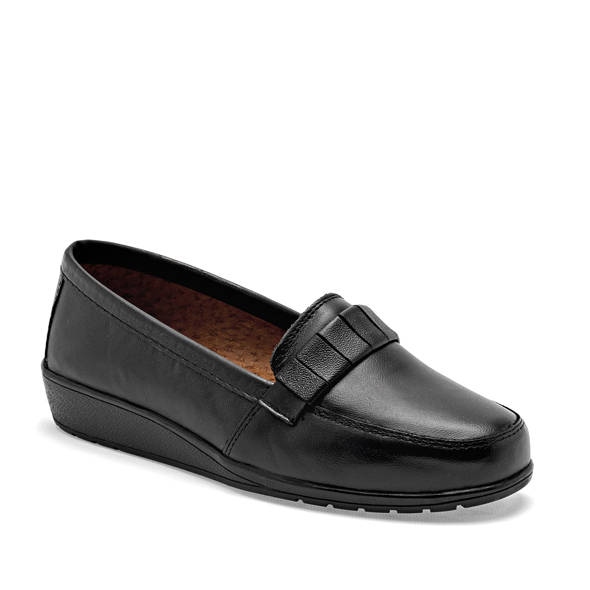 FLORENZA 6033 MUJER ZAPATO CASUAL EN PIEL COLOR NEGRO