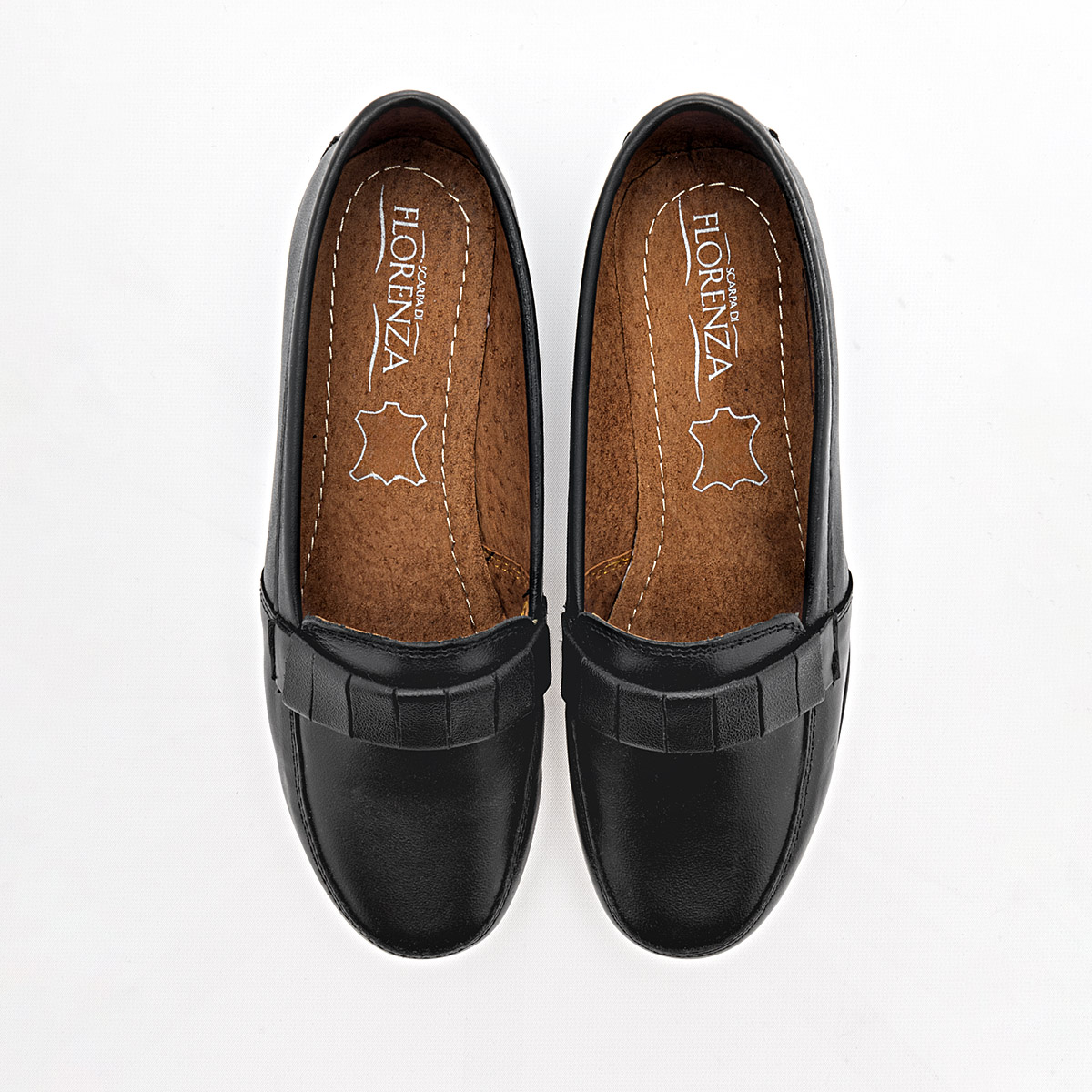 FLORENZA 6033 MUJER ZAPATO CASUAL EN PIEL COLOR NEGRO