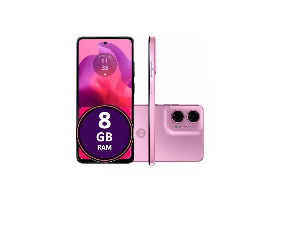 Motorola G24 128Gb 8Ram Color Rosa Nuevo Libre.