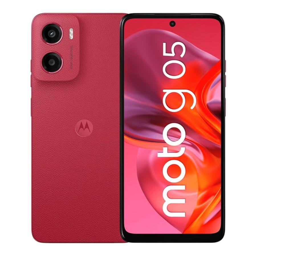 Motorola G05 128Gb 4Ram Color Rojo Dualsim Nuevo Libre