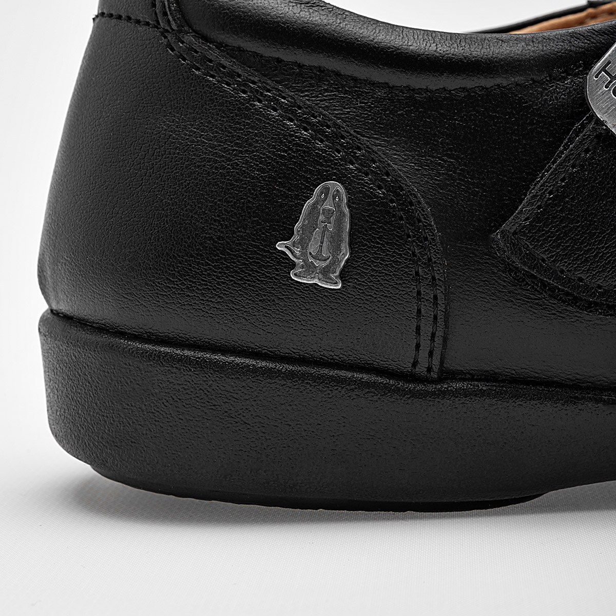 HUSH PUPPIES KIDS HP01620 MUJER ZAPATO ESCOLAR EN PIEL COLOR NEGRO