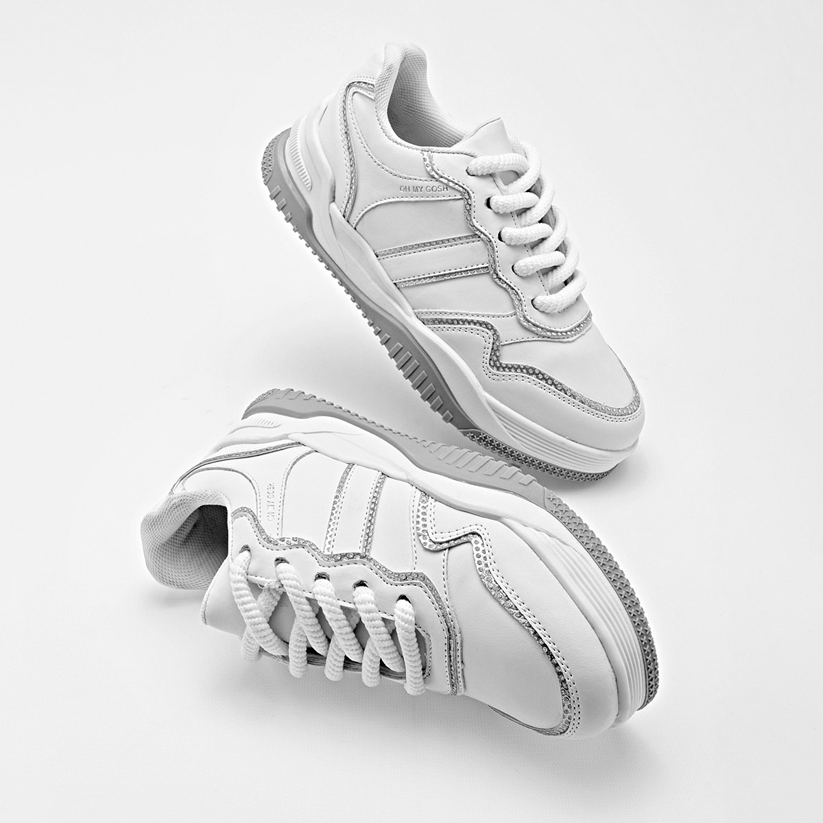 GÖSH 2931W02 MUJER TENIS CASUAL COLOR BLANCO PLATA