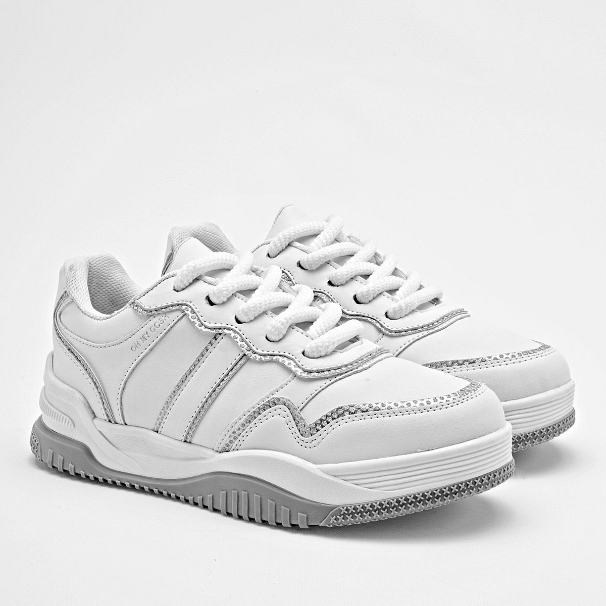 GÖSH 2931W02 MUJER TENIS CASUAL COLOR BLANCO PLATA