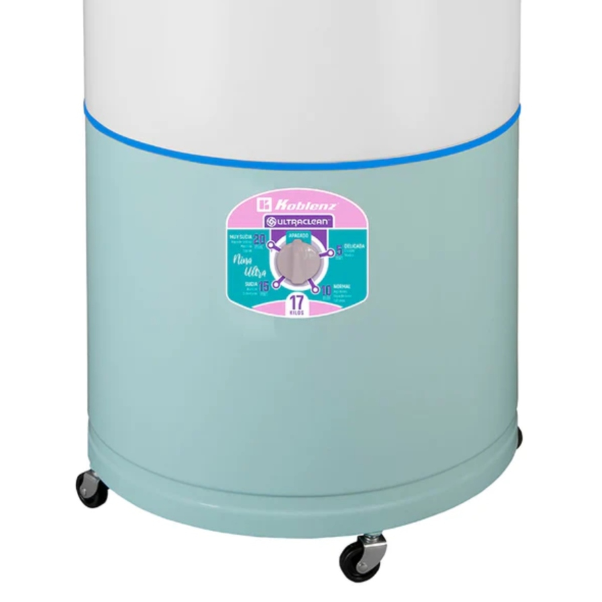 Lavadora Redonda Koblenz LRK 17A Nina Ultra 17KG Azul ORTY