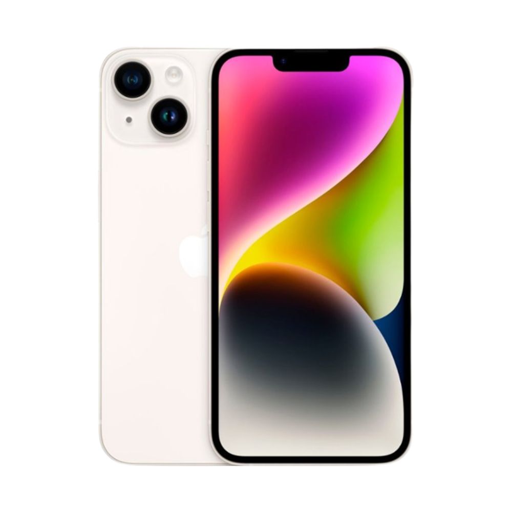 iPhone 14 Plus 128GB Blanco E-SIM Reacondicionado Grado A + Mini Power Bank