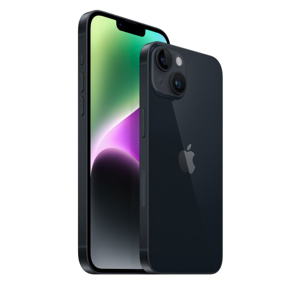 iPhone 14 Plus 128GB Negro CHIP Reacondicionado Grado A + Base Cargador