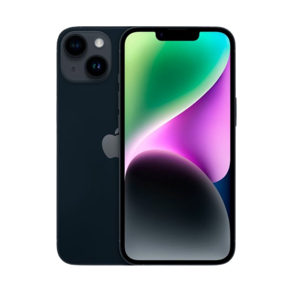 iPhone 14 Plus 128GB Negro CHIP Reacondicionado Grado A + Base Cargador