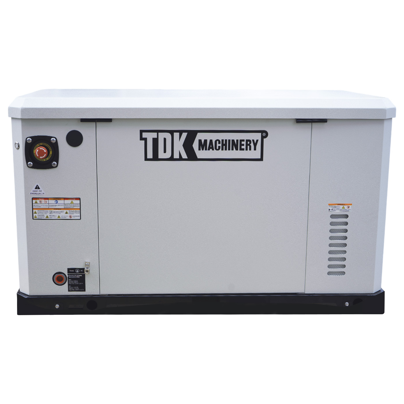 Generador De Cabina Estacionario Profesional 2 En 1 Gas LP/Gas Natural Tdk Machinery 22Kw 127v/220v ATS INCLUIDO– TDKGE25NG